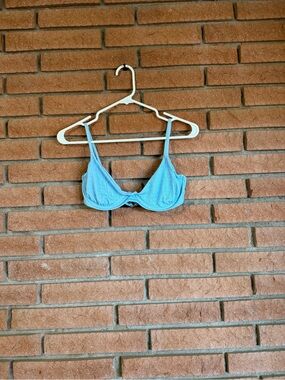 Light Blue Underwire Bikini Top